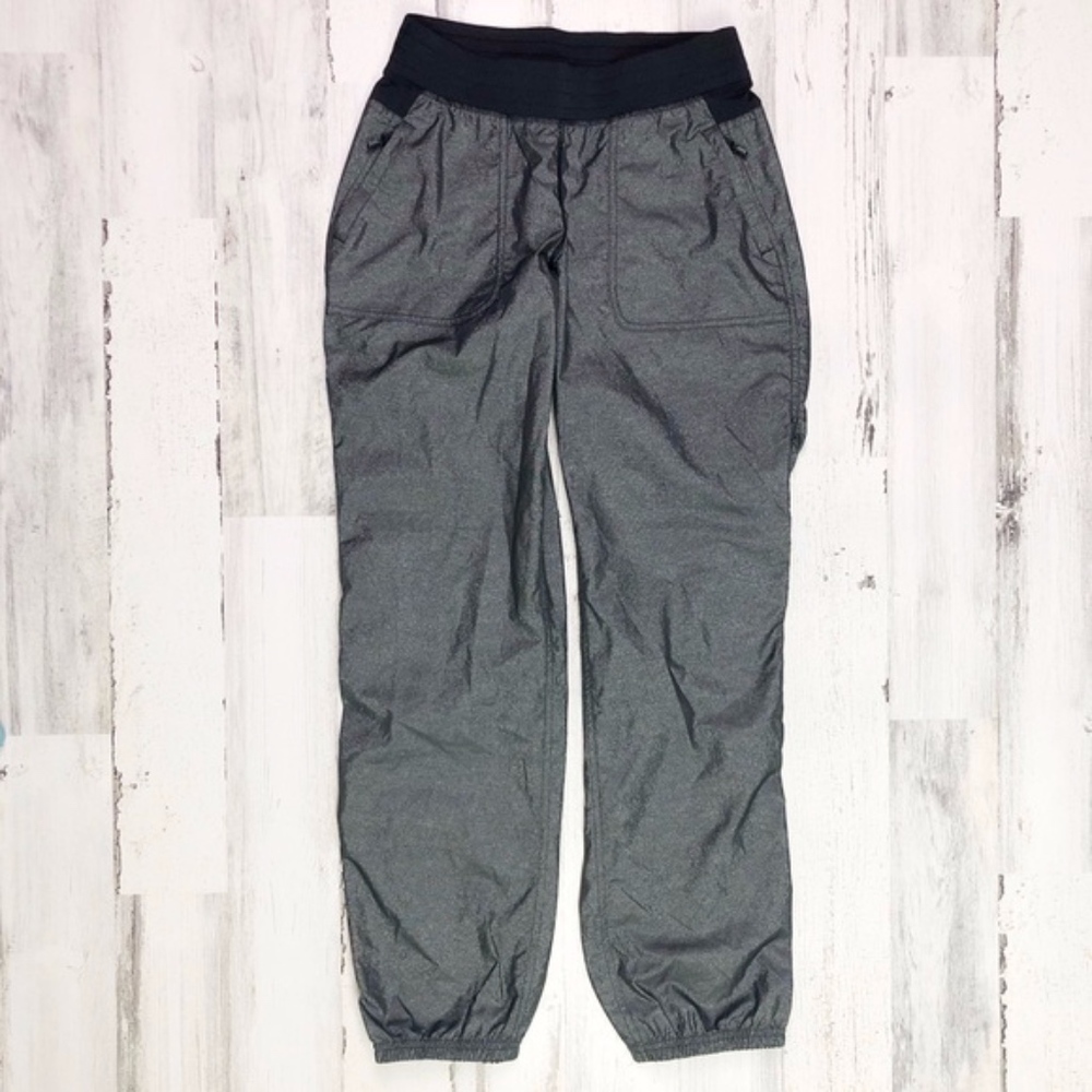 Ivivva by Lululemon Black Silver Dance Joggers